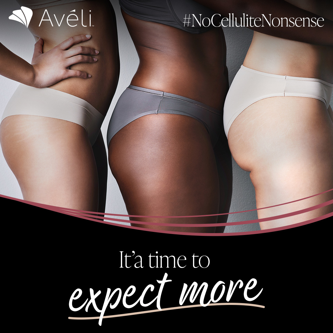 Image of promoting aveli to end the cellulite mind game